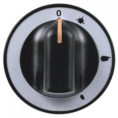 Buton robinet de gaz ø 71 mm, ax ø 10x8 mm - 110442