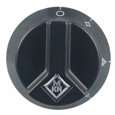 Buton pentru robinet de gaz EGA24197/PEL, ø 65 mm ax ø 6x4,6 mm, tesitura pe dreapta - 111863