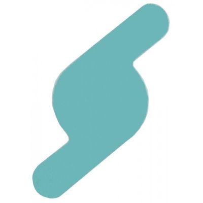 Ornament autoadeziv verde pentru buton - LS 111965