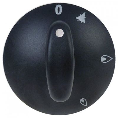 Buton robinet de gaz ø 65 mm, ax ø 8 x 6,5 mm, tesitura sus, OLIS - 112557