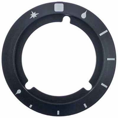 indicator pentru buton robinet de gaz cu flacără de aprindere ø 95mm