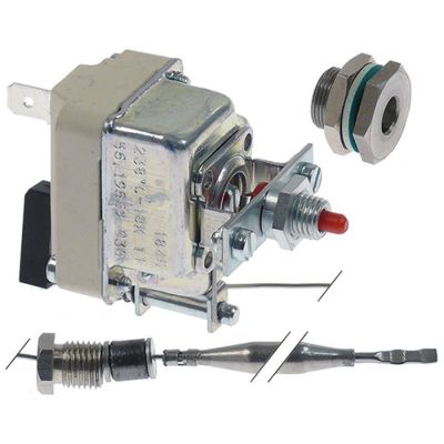 Termostat de siguranta 238°C, senzor ø 6 mm, L 133 mm, capilar L 1090 mm - 376107