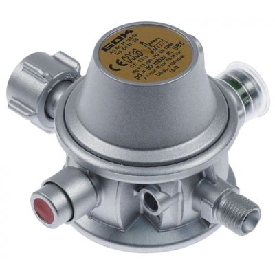 gas pressure regulator EN61-DS connection small gas cylinders - 1/4" left