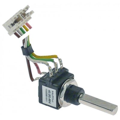 Potentiometru pentru cuptor Rational 4000464, 4,7 KOhm, rotatie 360°, ax 6x4.6 mm - 300197