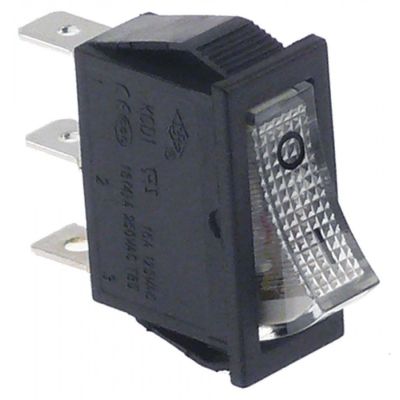 Intrerupator basculant contact 1NO, 16A, 250V, montare 30x11 mm, 22800-24300 - 301053