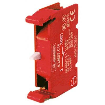 Contact Lovato 1NC, rosu, tip 8 LM2T-C10, 10 A, max 690 V - 301171