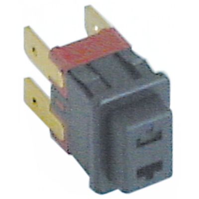 Intrerupator fara retinere 2 NO, 250 V, 10 A, conectori 4,8 mm, montare 19x13 mm - 301191