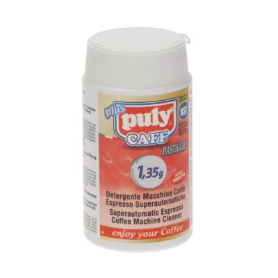 Pastile de detergent pentru masini de cafea, 100 tablete de 1.35 gr, Puly Caff Plus 135 gr, ø 16 x 4 mm - 3092253