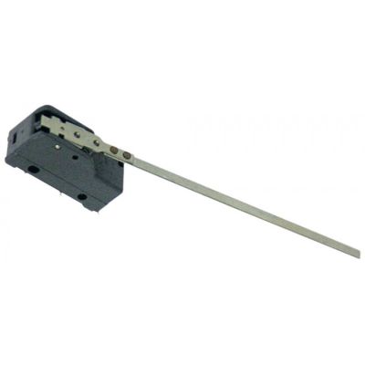 Microintrerupator cu lamela L 154 mm, contact in comutatie 1CO, 16A, 250V, forta apasare 25 g - 345074