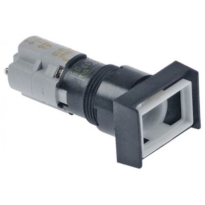 momentary push button switch 230V ø 16mm 1NC/1NO - Code 345139