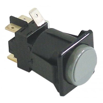 Intrerupator cu buton, contacte 1CO + 1NO, 16A, 250V, montare 28,5x28,5 mm - 345499