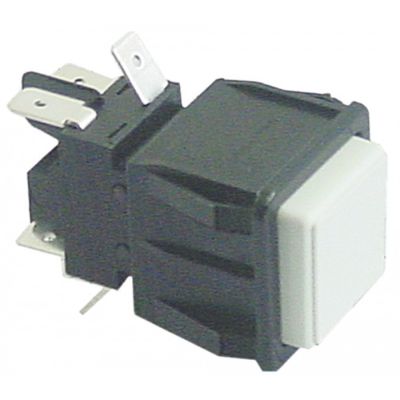 Intrerupator alb 2CO, 250V, 16A, montare 28,5x28,5 mm - 345551