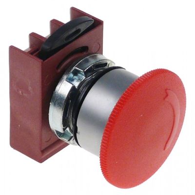 Buton - stop de urgenta tip ciuperca, General Electric (AEG), ø 22 mm, rosu - 347575