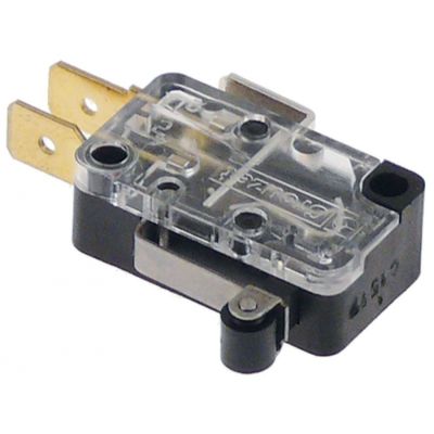 microintrerupator 250V 8A 1CO racord F6,3 forță de acționare: 300g