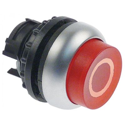 buton ø22mm roșu incl. plăcuță de butoane cu revenire off