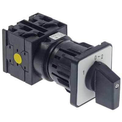 comutator rotativ seturi de contacte 12 poziții 3 1-0-2 tip 400V 16A cu kit de fixare
