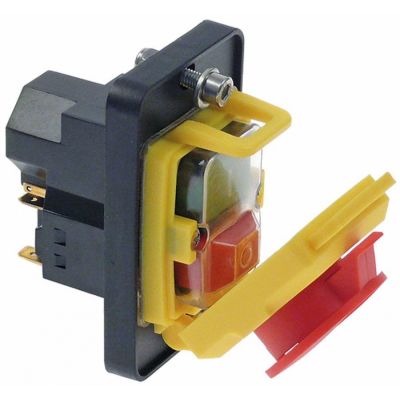 Intrerupator fara retinere, dimensiuni de montaj 52 x 35 mm, roșu/verde, 3NO - 348297