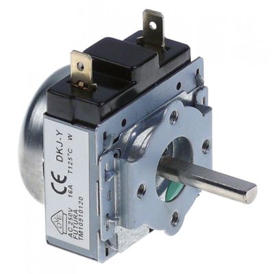 Timer mecanic 120 minute cu clopotel, TEMPOMATIC MODEL M11, contact 16A, 250V, cu clopotel, cu pozitie de 0 si pozitie de functionare la infinit - 350130