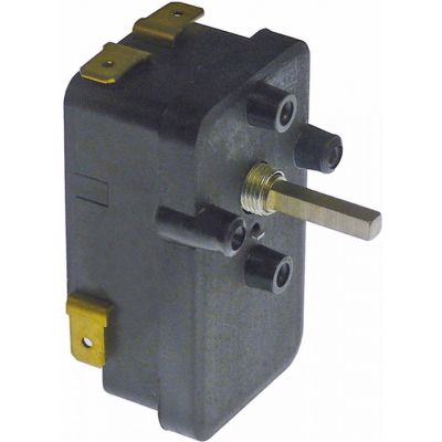 Timer 5 minute, contacte 2 NO, 250V, 16 A, ax patrat 3,5 x 3,5 mm - 350179