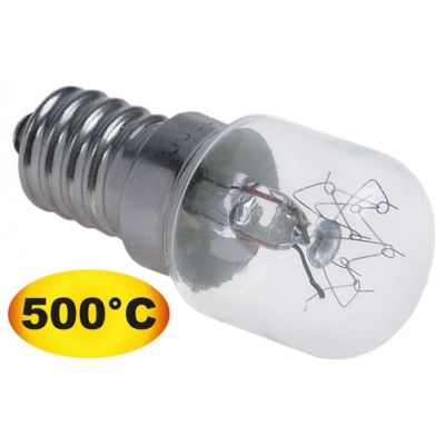 Bec cuptor pizza E14, 230V, 15W, t.max. 500°C - 357099