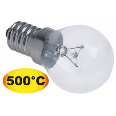 Bec cuptor pizza E14, 25 W, t.max. 500 °C, ø 45 mm, L 75 mm - 357100