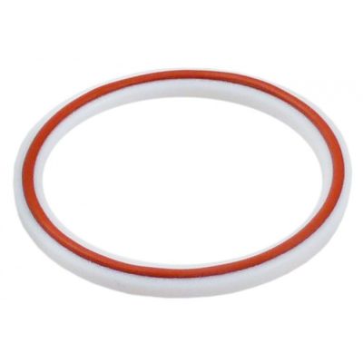 Garnitura de teflon pentru lampa cuptor, int. ø 44 mm, ext. ø 53 mm, grosime 3 mm, cu O-ring siliconic - 358135