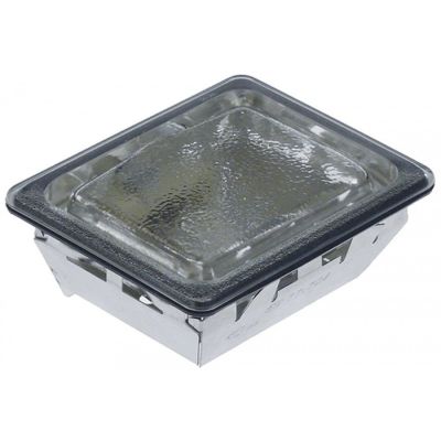 lampa cuptor 230V 25watt dulie G9 L 80mm L 65mm dimensiuni de montaj 55x70mm dreptunghiular