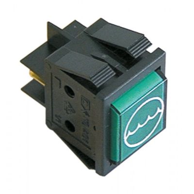 indicator lamp 30x22mm 230 V green temp.-resist. -100 to +800°C machine stand-by - Code 359030