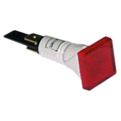 indicator lamp ø 14mm 400V red construction square - Code 359150
