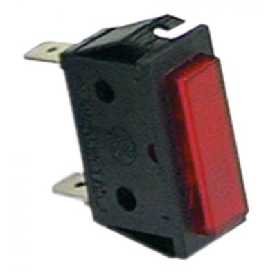 indicator lamp 30x11mm 230V red - Code 359158