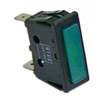 indicator lamp 30x11mm 230V green - Code 359160