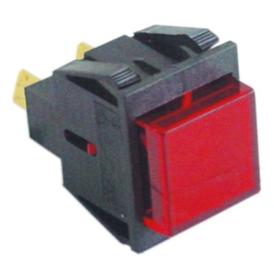 indicator lamp 230 V red mounting ø 27,2x22,2mm - Code 359209