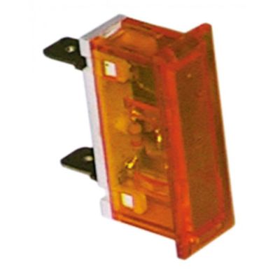 indicator lamp 34x10mm 230 V yellow - Code 359210