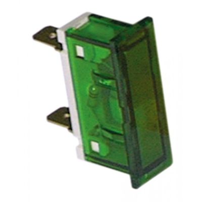 indicator lamp 34x10mm 400 V green - 359233