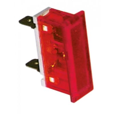 indicator lamp 34x10mm 230V red - Code 359239