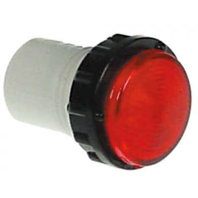 Suport lampa de semnalizare - martor ø 12 mm, rosu - 359276