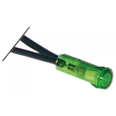 indicator lamp ø 6mm 24V green cable length 150mm - Code 359284
