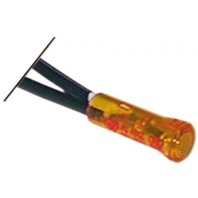 indicator lamp ø 9mm 24V yellow cable length 150mm - Code 359319