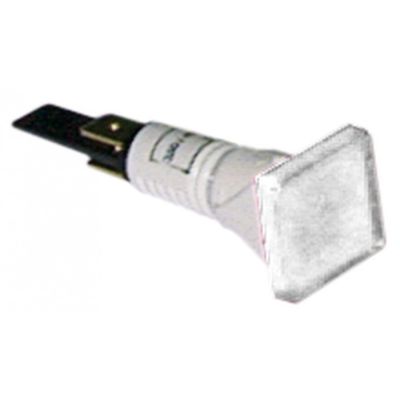 indicator lamp ø 14 mm 400 V clear square - Code 359343