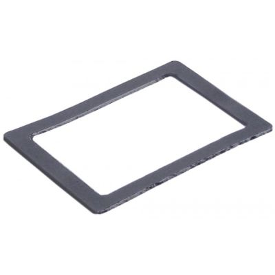 gasket for oven lamp L 78 mm W 62 mm thickness 1 mm graphite - Code 359415