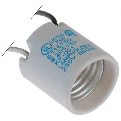 bulb socket E27 ø 35 mm cable length 240 mm - Code 359500