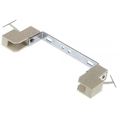 Soclu lampa R7s, 250V, pentru lampa de L 117,6 mm, cabluri L 150 mm, total L 140.5 mm - 359663