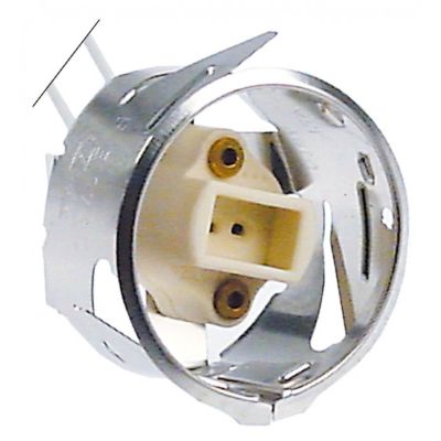 Soclu lampa cuptor pentru bec G4, montare ø 35,5 mm, lungime fire 350 mm - 359841
