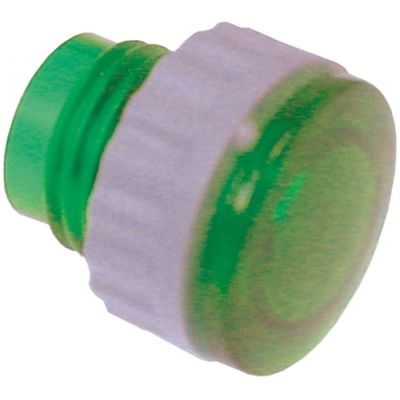 Capac lampa de semnalizare - martor pentru gaura ø10 mm, cu filet, culoare verde - 359967