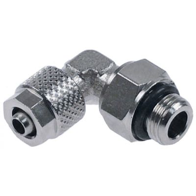 Conector cu cot 1/8", pentru furtun ø 4x6 mm - 361178
