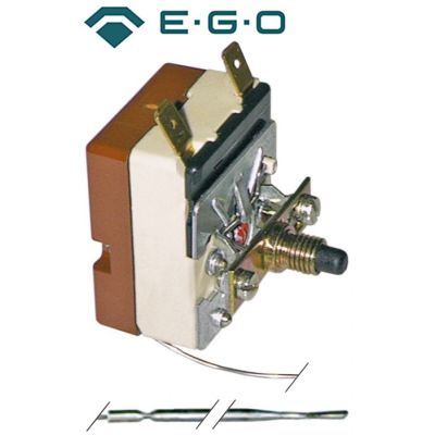 Termostat de siguranta 190 °C, contact 16 A, dimensiuni bulb ø 3,1 x 178 mm, lungime capilar 350 mm, presetupa M9x1 - 375106