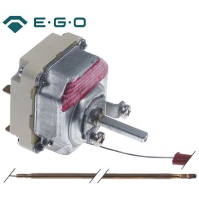 Termostat trifazic 60-512 °C, contacte 16 A, capilar 1.15 m, sonda ø 3,8 x 225 mm, pentru cuptor pizza - 375498