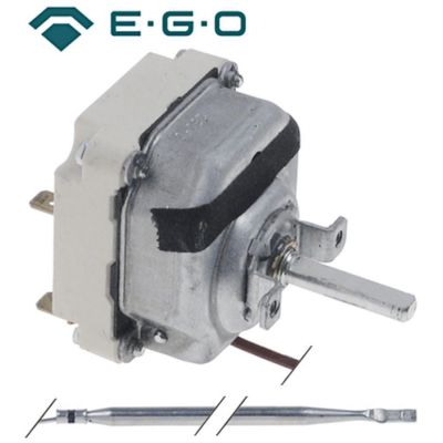 Termostat de lucru 95-230°C, 3 contacte, 16 A, senzor ø 4x128 mm, capilar L 1250 mm - 375559