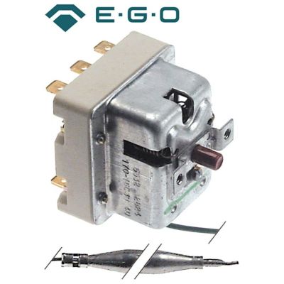Termostat de siguranta 170 °C, 3 contacte, 0,5 A, bulb ø 6 x 87 mm, lungime capilar 900 mm - 375577