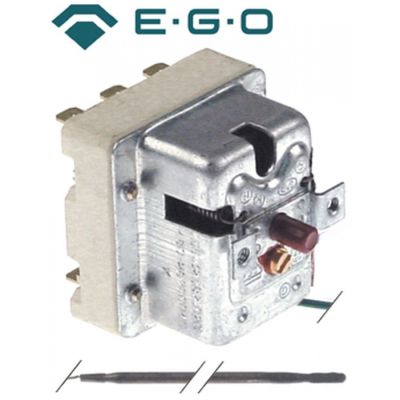Termostat de siguranta 480 °C, 3 contacte, bulb ø 4 x 230 mm, capilar 890 mm, pentru cuptor, EGO 55.32582.020 - 375627
